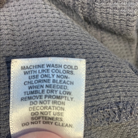 Magellan Classic Fit Men's Gray Thermal Long Sleeve Shirt M - Picture 4 of 9